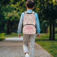 thumbnail image 3 of HUISEFOR Camo Pink Bow Backpack for School Kids Girls Lightweight Large Capacity School Bag with Side Pockets, 17 Inch Breathable Comfortable Kindergarten Backpack for Girls, 3 of 7
