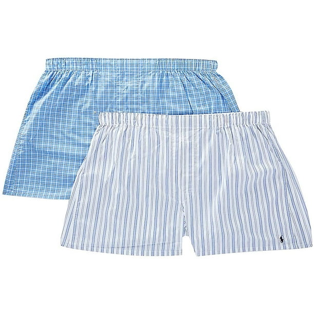 Polo Ralph Lauren Classic Big & Tall Cotton Woven Boxers 2-Pack -  