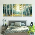 thumbnail image 5 of Stunning White Birch Forest Triptych Wall Art – Perfect Decor for Modern Homes, 5 of 6