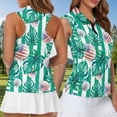 thumbnail image 4 of KUIFORTI Matching Golf Shirts for Couple Tropical Golf Ball Moisture Wicking Quick Dry Funny Men Women Matching Couple Golf Shirts Breathable Fabric Washable Suitable for Outdoor Sports, 4 of 5