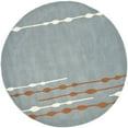 thumbnail image 4 of SAFAVIEH Soho Caleb Striped Wool Area Rug, Blue/Multi, 6' x 9', 4 of 10