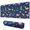 Colorful Dinosaurs Space-1, variant on Long Mouse Pads for Desk,Colorful Dinosaurs Space Rockets Pattern Desk Mats on Top Of Desks, Desk Mouse Pad Extra Large with 3mm Non-Slip Base and Stitched Edge for Gaming,Office,Work,Home 31.5"x11.8"