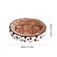 thumbnail image 3 of Manta de invierno cálida de felpa ovalada para mascotas, dos lados disponibles, cama para mascotas con manchas marrones, cama para gatos, cama para perros, tapete para mascotas de cuatro estaciones, t, 3 of 6