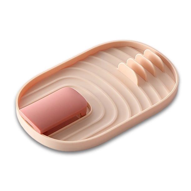 Naiovety Soporte para cuchara, espátula de plástico, estante de almacenamiento, encimera de restaurante, tapa de olla, estantes de vajilla, accesorios Type3 NO3 Naiovety HA012630-03