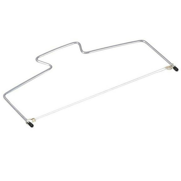 Adjustable 2- Wire Cake Cutter Slicer, Cake Leveler,Stainless Steel Wires Cake Cutter,Small Cake Cutter Slicer for Leveling Tops Of Layer Cakes,Cake Leveler & Slicer,Cake Leveler Tool,Silver