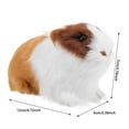 thumbnail image 2 of Figurine de Hamster Réaliste Jouet en Peluche Réaliste Mignon pour Enfants et Adultes Modèle de Collection, 2 of 3