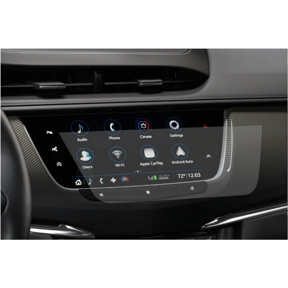 PcProfessional Screen Protector (Set of 2) for 2020 Cadillac XT6 8 inch Infotainment Touch Screen Display Anti Glare Anti Scratch Filters UV
