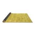 thumbnail image 2 of Ahgly Company Indoor Rectangle Solid Yellow Modern Area Rugs, 7' x 9', 2 of 4