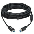 thumbnail image 2 of Tripp Lite 66ft USB 3.2 Gen 1 A to B Fiber Active Optical Cable Black U328F20M, 2 of 5
