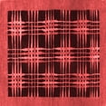 thumbnail image 1 of Ahgly Company Indoor Square Abstract Red Contemporary Area Rugs, 5' Square, 1 of 4