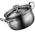 thumbnail image 4 of Multi-function Milk Pot Saucepan Covered Cooking Pot Stovetop Milk Pot Food Heating Pot, 4 of 7