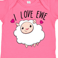 thumbnail image 4 of Inktastic I Love Ewe Cute Sheep Boys or Girls Baby Bodysuit, 4 of 5