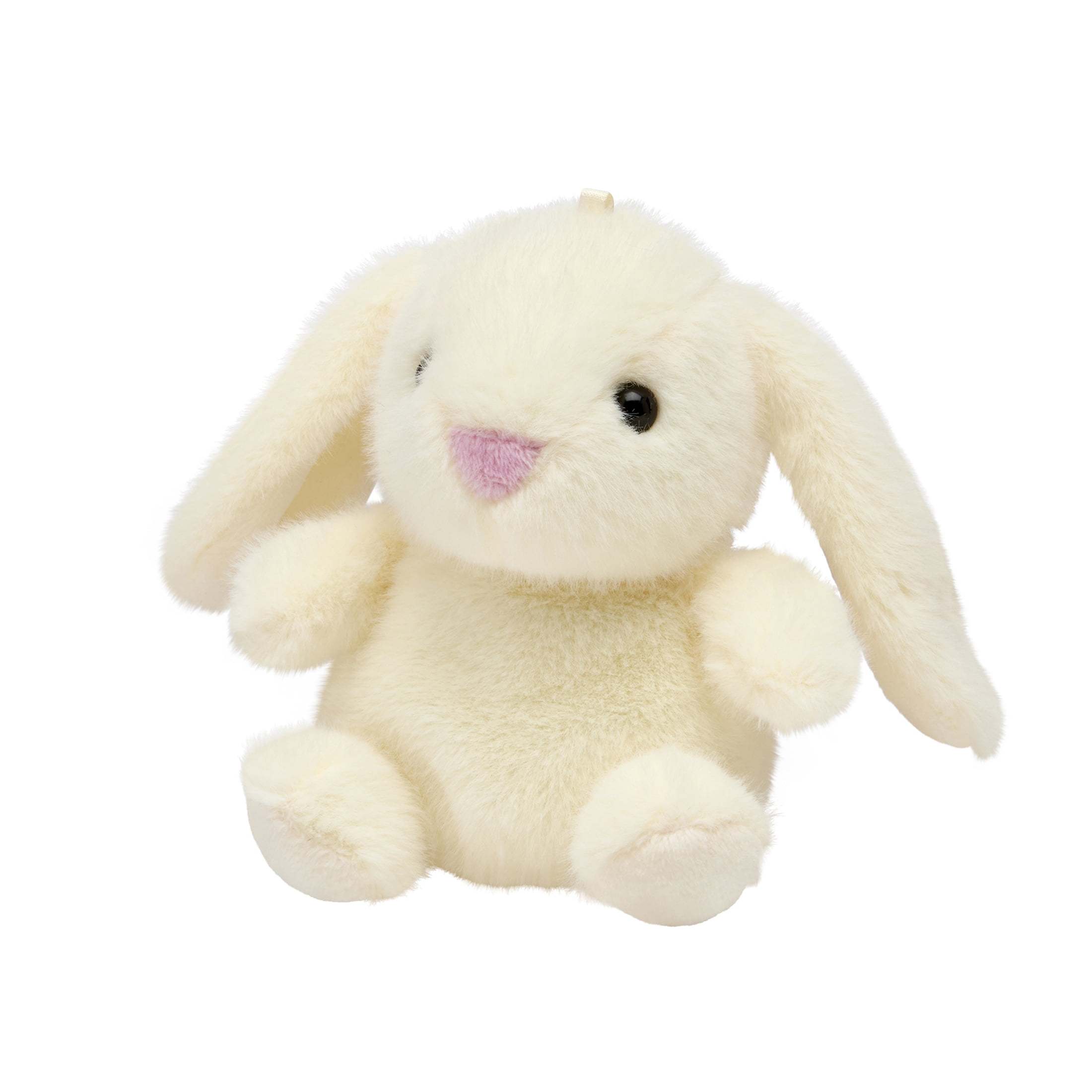 Buttercups Bunny Plush Toy 4.5 inch – Small Stuffed Animal for Kids, Soft White Bunny, Mini Plush Gift