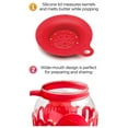 thumbnail image 4 of Shiogb Micro-Popcorn, Microwave with Temperature Glass Lid Measures Kernels and Melts Butter Made Without Dishwasher 3, Microwave Popcorn Glass Popcorn Container (Green), 4 of 4