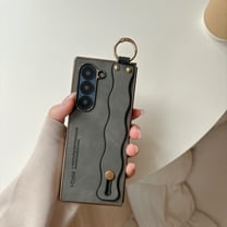 Dteck Case for Samsung Galaxy Z Fold 3,Shockproof Leather+PC Case with ...