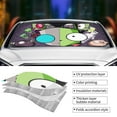 thumbnail image 5 of Invader Zim Car Windshield Sun Shade Auto Front Window Sunshade Cover Block Uv Rays Sun Visor Protector Car Accessories For Car Truck Suv Medium, 5 of 9