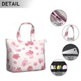 thumbnail image 4 of Boho Daisy Print Overnight Bag Retro Floral Weekender Duffel, , Large Capacity, Adjustable Shoulder Strap, 4 of 5
