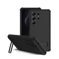 thumbnail image 1 of onn Magnetic Compatible Rugged Phone Case with Kickstand for Samusung Galaxy S26 Ultra - Black, 1 of 6
