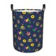 thumbnail image 1 of Fotbe Mardi Gras Carnival Cesto de Ropa con Asas, Cesto Impermeable de Gran Capacidad, Bolsa de Lavado para Dormitorio, Cesto de Ropa con Ruedas y Asas-Medium, 1 of 6