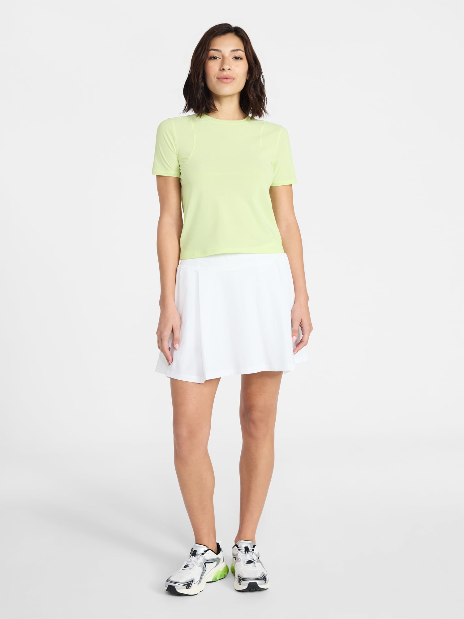 Avia Women's Mesh Tee with Short Sleeves, Sizes XS-XXXL
