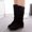 Black, variant on YOUYEDIAN Boots for Women Low Heel Fashion Round Toe Warm Versatile Mid Top Booties Fall Winter Casual Outdoor Comfortable Shoes