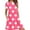 Hot Pink—Clearance, variant on Summer Dresses for Women 2025 Trendy Polka Dot Print Dress with Pockets Casual Short Sleeve Crew Neck Beach Sundress Loose Flowy Tiered Swing Dress Pink M
