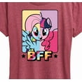 thumbnail image 3 of My Little Pony - Bff Pony Grid - Women's Short Sleeve Graphic T-Shirt, 3 of 5