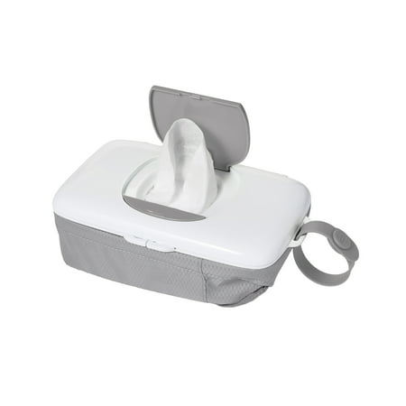 OXO Tot On-the-Go Wipes Dispenser and Diaper Pouch, Gray, 1 Count