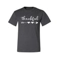 thumbnail image 2 of Cute Positive Christian Spirit Thankful Inspirational/Christian Men's Graphic T-Shirt, Heather Black, Large, 2 of 3