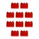 thumbnail image 1 of Methold 10 piezas tapa de la Gamepad baterías tapa de la celda accesorios de modificación repuestos reemplazo para One Videojuegos y accesorios Rojo, 1 of 6