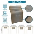 thumbnail image 7 of Table Runner Ombre Khaki Gray Table Decoration for Kitchen Dinning Gradient Color Table Decoration for Indoor Outdoor Party Wedding Decor 13x72 Inch, 7 of 7