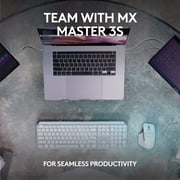 لوحة مفاتيح Logitech MX Keys S الرئيسية - اتصال لاسلكي - بلوتوث - 32.81 قدم - واجهة USB - Windows 10، Windows 11، macOS 10.15، ChromeOS، Linux، iPadOS 14، Android 8.0 - الإنجليزية - دفتر...