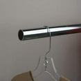 thumbnail image 2 of 12" Slatwall 1.25" Diameter Round Tube Holding Hangrail Bracket for Retail, Chrome, 2 Pack, 2 of 3