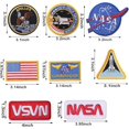 thumbnail image 2 of LAICAIW 8PCS NASA Embroidered Patches Iron on Logo Clothes Jacket Cap DIY NASA Patches NASA Space Fans, 2 of 6