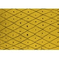 thumbnail image 1 of Ahgly Company Machine Washable Indoor Rectangle Solid Yellow Modern Area Rugs, 2' x 3', 1 of 4