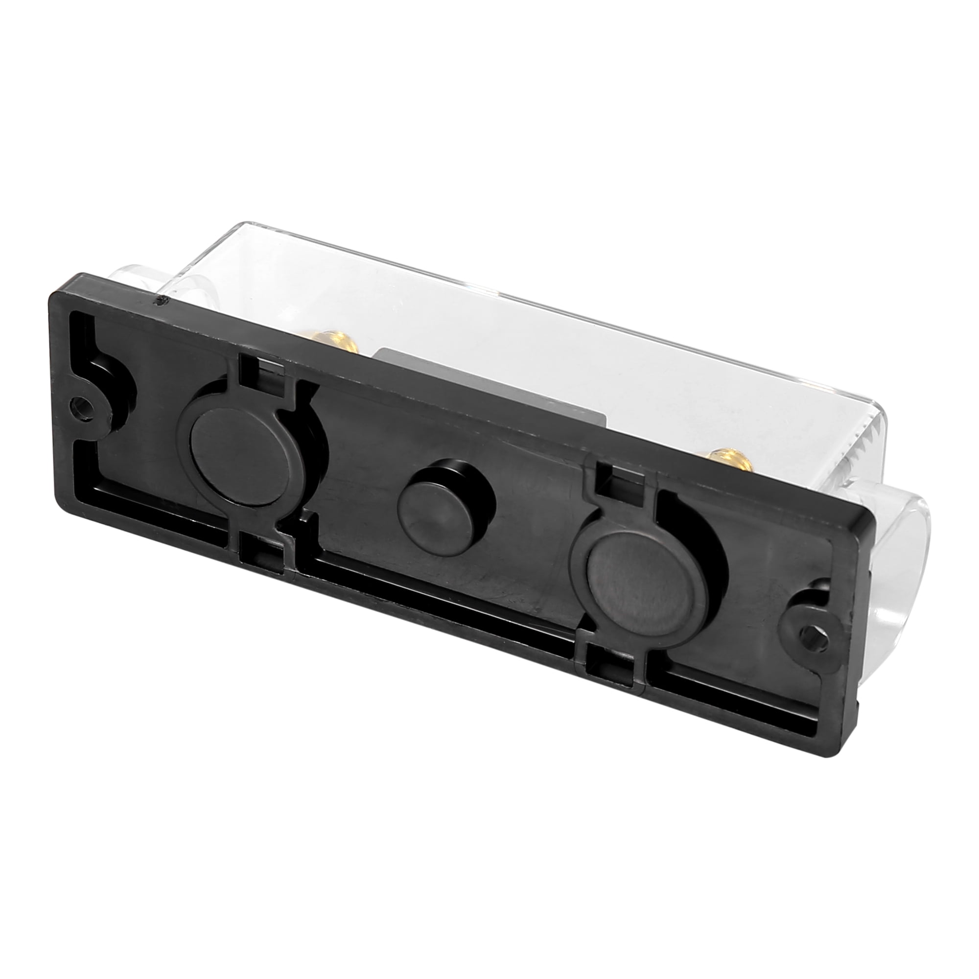 4pcs 0/2/4 Gauge Inline ANL Fuse Holder Clear Black Fuse Block with 250A Fuse