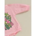 thumbnail image 6 of Bagilaanoe Newborn Baby Girl Boy Oversized Romper Sweatshirt Long Sleeve Bodysuits Print Pullover 3M 6M 12M 18M Infant Spring Casual Tee Tops, 6 of 8