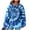 Navy, variant on Tie Dye Hoodie Tops for Women Lightweight Casual Fall Long Sleeve Drawstring Hooded Pullover Sweatshirts Loose Oversized Athletic Y2K Bleached T-Shirts with Pockets Green XXL