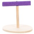 thumbnail image 1 of Shisuyan 1Pack Bird Perch Standing Wood Bird Perch Stand Purple Creates Warm Atmosphere, 1 of 8