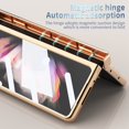 thumbnail image 4 of Jiahe Cover for Samsung Galaxy Z Fold 4 2022 Case with S-Pen Holder Hinge Protection & Front Screen Protector, Full Body Slim PC Cover Anti-scratches Shockproof Phone Case for Galaxy Z Fold 4, Gold, 4 of 8