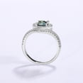 thumbnail image 3 of 1 CT 18K White Gold Moissanite Rings for Women Gift D Color VVS1 Diamond Rings 925 Sterling Silver Rings jewelry Heart Moissanite Engagement Rings with Certificate, 3 of 8