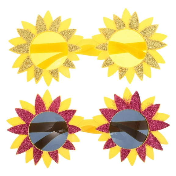 Tineasur Hawaiian Sunglasses Multi ABS Plastic Beach Party Decorations Tropical Luau Accessories