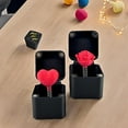 thumbnail image 4 of 2 Packs Red Roses and Red Love Heart in a Box, Surprise Gift Box, 3D Printed Red Roses in a Surprise Pop up Gift Box, Christmas Birthday and Valentine's Day Gifts for Classroom, 4 of 6