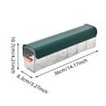 thumbnail image 2 of Home Textile Storage Wall Mounted Organizer for Underwear and Socks with Detachable Compartments Non Perforated Mini Sliding Storage for Tidy Wardrobe, 2 of 8