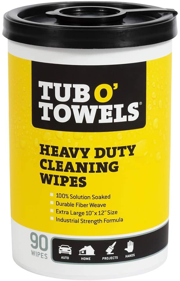 Details about   Multi-Surface Wet Cleanser Heavy Duty Tub O Towel 90 Ct Per Canister+USA STOCK 