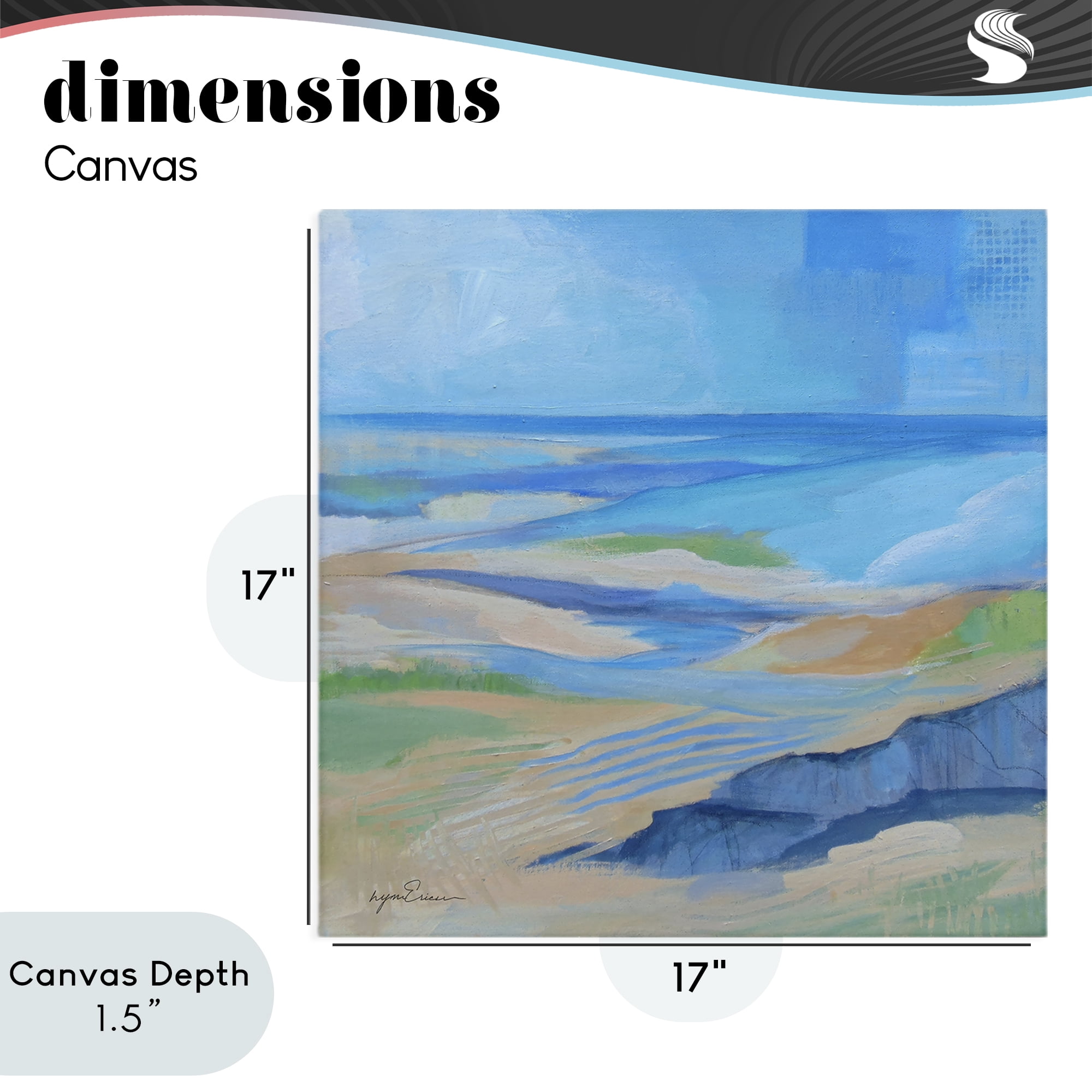 Stupell Industries After The Storm Beachscape Canvas Wall Art, design by Lynn Ericson Fine Art