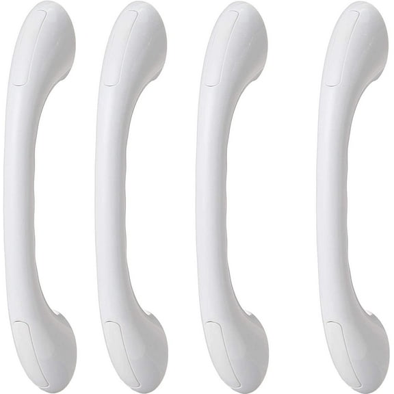 Moen LR2250DW 9-Inch Home Care Designer Hand Grip, Glacier White Pack of 4