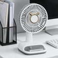 thumbnail image 5 of Rewenti Candy Color Mini Desktop Fan Usb Rechargeable, Small Desk Fan for office Home Summer Cooling Gift, 5 of 5