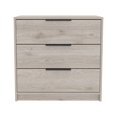 thumbnail image 4 of Miekor Furniture Cannon 3-Drawer Rectangle Dresser Light Grey B5A3237, 4 of 7