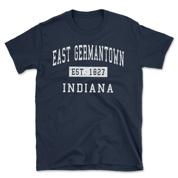 East Germantown Indiana Classic Established Men's Cotton T-Shirt